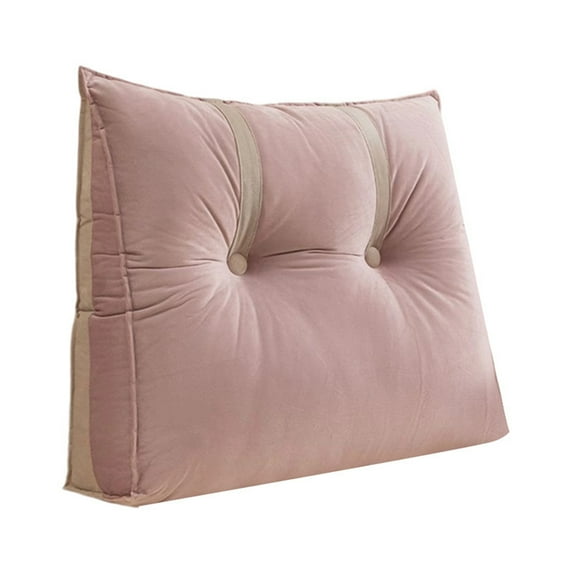 Large Reading Pillow Headboard Cushion Size Backrest Bolster with Removable Cover Soft Support Pillow for Daybed Bunk Bed Dorm Wall Headboard
