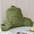 thumbnail image 1 of Large Reading Pillow for Adults, Back Support Pillow for Sitting Up in Bed with Arms, Couch for Lounging Bedrest, Sage, 1 of 14