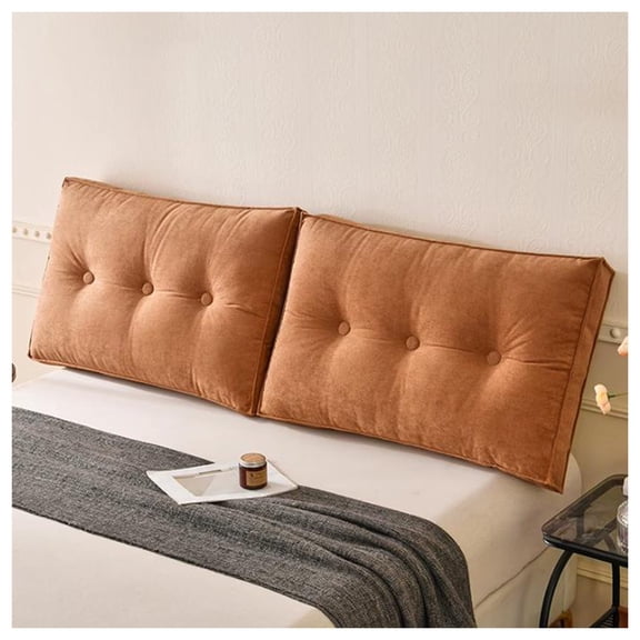 Large Reading Pillows,Sofa Back Cushions Headboard,Lumbar Backrest Support Cushion with Removable Cover for Bed/Couch/Chair