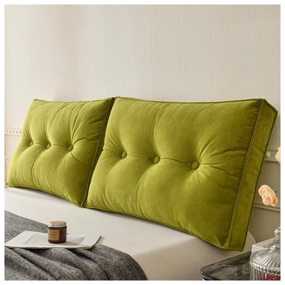 Large Reading Pillows,Sofa Back Cushions Headboard,Lumbar Backrest Support Cushion with Removable Cover for Bed/Couch/Chair