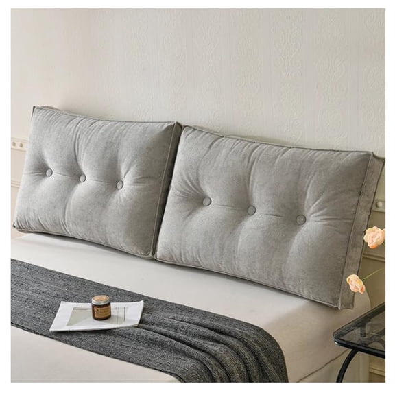 Large Reading Pillows,Sofa Back Cushions Headboard,Lumbar Backrest Support Cushion with Removable Cover for Bed/Couch/Chair