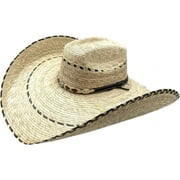 Large Real Straw Gaucho Ranch Hat Mexican Sombrero 20 Inch