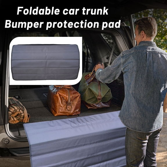 Large Rear Bumper Guard for Cars, Foldable Car Bumper Protector Guard, Oxford Cloth, Universal Fit, Foldable Mat for Scratch Protection