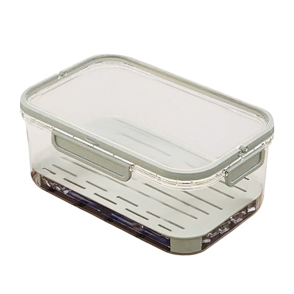 Large Rectangular Pp Sealed Food Storage Box Portable Handle Leakproof Camping Picnic Refrigeration Container