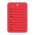 thumbnail image 1 of Large Red 2 Part Perforated Price Coupon Tags / 1000, 1 of 1