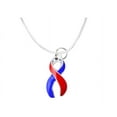 thumbnail image 1 of Large Red & Blue Ribbon Necklaces, 1 of 3