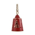 thumbnail image 1 of Large Red Christmas Bells Iron Holiday Ornament, 11x7x7 Inch Big Tree Door Decor, Festive Decoration, 1 of 6