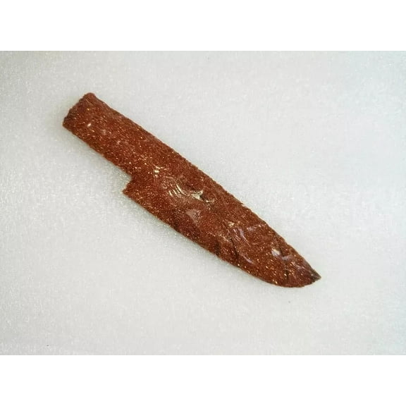 Large Red Gold Stone Knife Athame Hand Knapped Crystal For Home Dcor &Gift Item