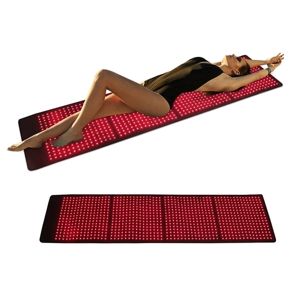 Large Red Light Massage Mat-Multi-Functional Yoga Mat 960LED at Home