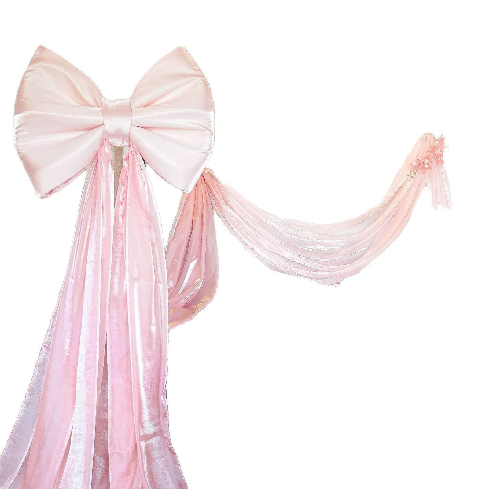 Large Red Plushie Bow Tie For Wedding And Party Backdrop Decoration With Vibranted Color And Soft Texture