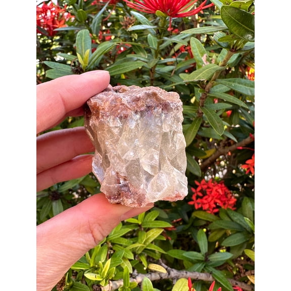 Large Red and Brown Calcite Rough Natural Stone, Raw Calcite Rock (Red and Brown Calcite, 1 piece)