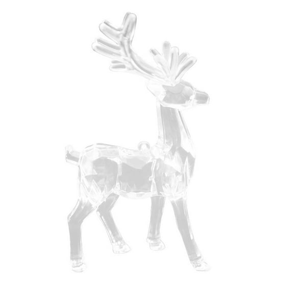 Large Reindeer Ornament Desktop Decor For Christmas Wedding Crystal Pendant