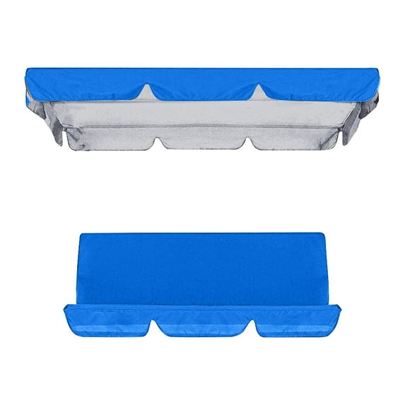 Large Replacement Cover for 3-Seat Outdoor Patio Chair with Foldable Design and 210D Polyester Fabric