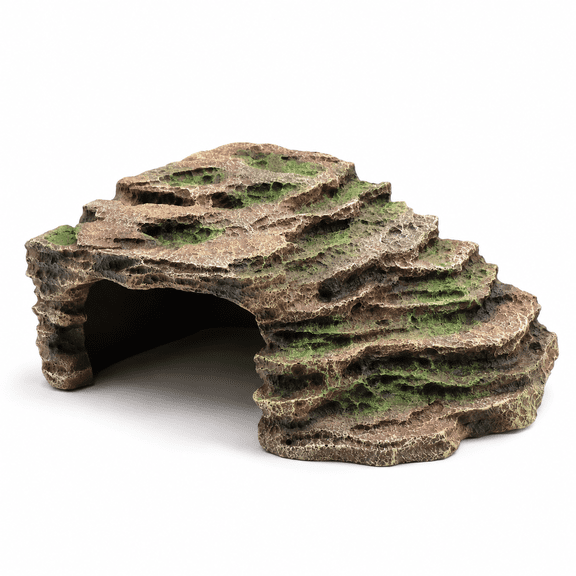 Large Reptile Shale Scape Step Ledge Caveout Bearded Dragons Accessories Basking Rocks For