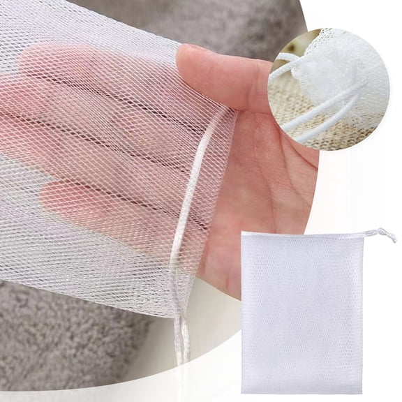 Large Reusable Aquarium Media Mesh Bags with Secure Zipper for Fish Tank and Pond Filtration Systems