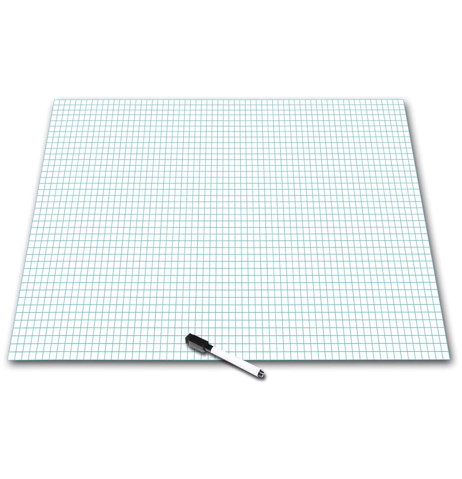 Large Reusable Grid Graph Paper for Home, Kitchen Landscape