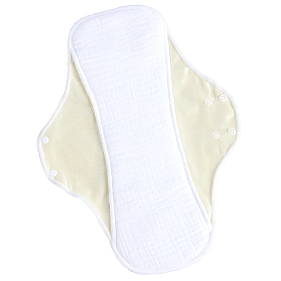 Large Reusable Nursing Pad Leakproof Night Use Cotton Sanitary Pad for Women Washable Menstrual Napkin Underwear Liner