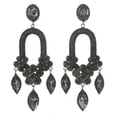 thumbnail image 1 of Large Rhinestone Chandelier Earrings, 1 of 2