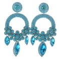 thumbnail image 1 of Large Rhinestone Chandelier Earrings, 1 of 2