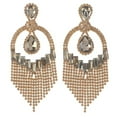 thumbnail image 1 of Large Rhinestone Chandelier Earrings, 1 of 2