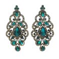 thumbnail image 1 of Large Rhinestone Drop Earrings, 1 of 2