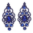 thumbnail image 1 of Large Rhinestone Drop Earrings, 1 of 2