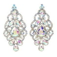 thumbnail image 1 of Large Rhinestone Drop Earrings, 1 of 2