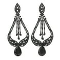 thumbnail image 1 of Large Rhinestone Drop Earrings, 1 of 2