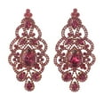 thumbnail image 1 of Large Rhinestone Drop Earrings, 1 of 2