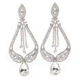thumbnail image 1 of Large Rhinestone Drop Earrings, 1 of 2
