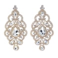 thumbnail image 1 of Large Rhinestone Drop Earrings, 1 of 2