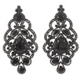 thumbnail image 1 of Large Rhinestone Drop Earrings, 1 of 2