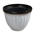 thumbnail image 1 of Large Lightweight Durable Flower Pots for Indoor and Outdoor Use Ribbed Planters with Holes Recyclable Design for Garden and Home Decoration, 1 of 5