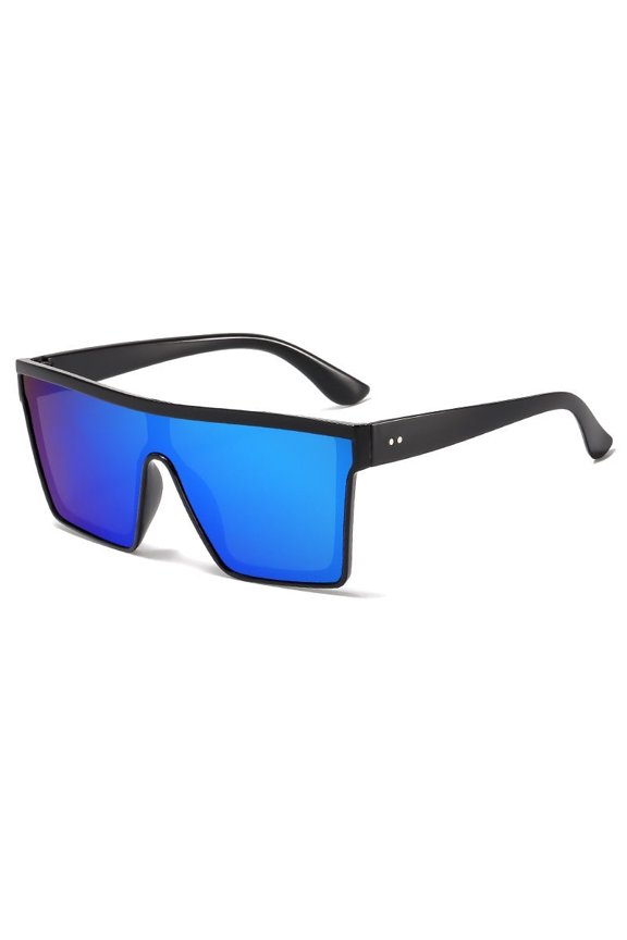 Large Rim Sunglasses Fashion One Piece Unisex Eyewear UV Protection European And American Style Outdoor