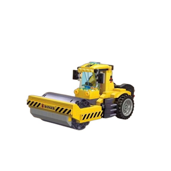Large Road Roller Building Block Set - 334 Pieces | General Jim's Toys & Bricks | GJ-LRR