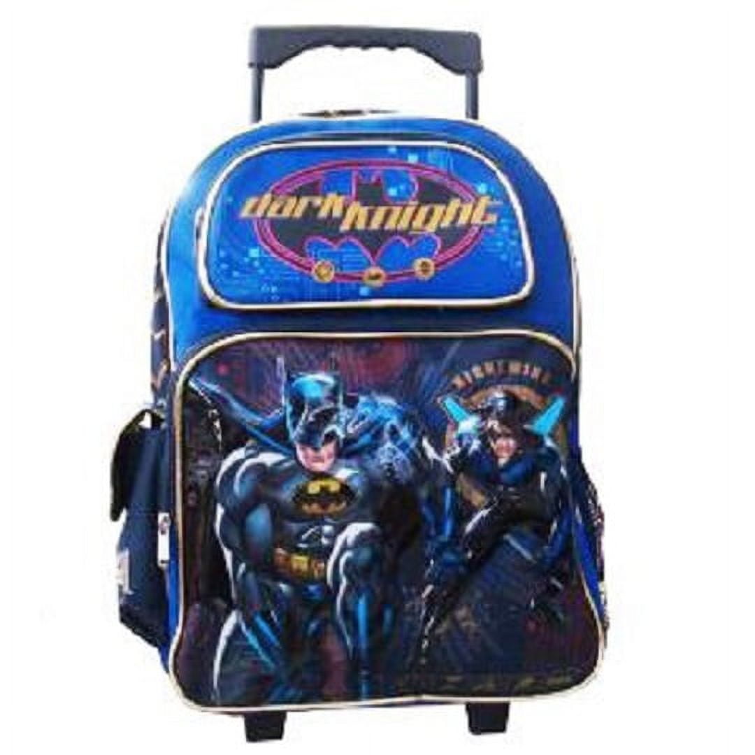 Large Rolling Backpack DC Comics Batman Dark Knight Bag New