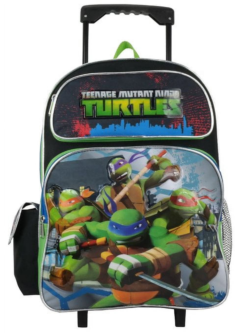 Large Rolling Backpack - Teenage Mutant Ninja Turtles - 4 Turtles New ...