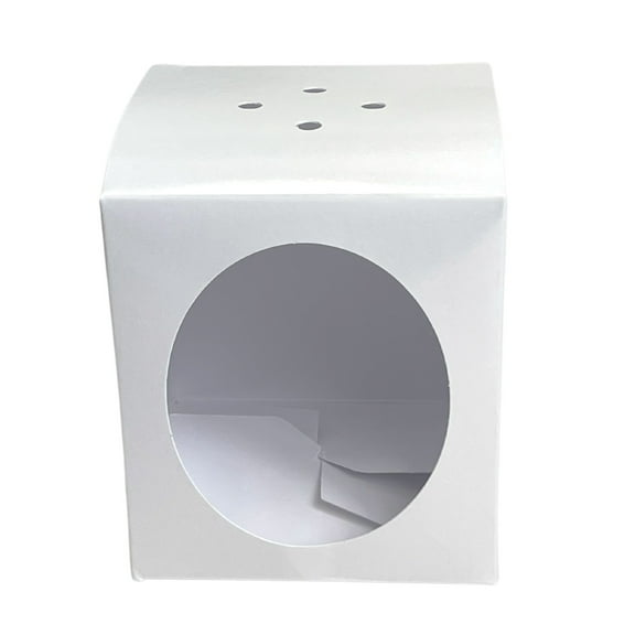 Large Romeo Glossy White Gift Box - Candle Making Gift Box (Box of 12) FREE SHIPPING