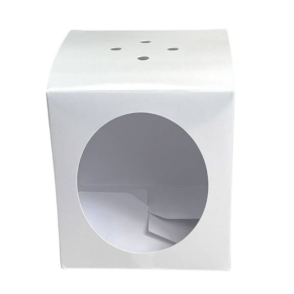 Large Romeo Glossy White Gift Box - Candle Making Gift Box (Case of 36)