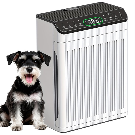 Large Room Air Purifier for Up to 2200 Ft² | Quiet 23dB, HEPA H13 Filter, PM 2.5 Display | Captures Smoke, Pollen, Pet Dander for Bedroom & Office