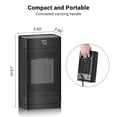 thumbnail image 1 of Large Room Indoor Space Heater: 70° Oscillation, Fast-Heating Ceramic with Digital Thermostat, Remote Control, 1-12H Timer & Overheat Protection – Perfect for Bedrooms, 1 of 1