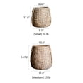 thumbnail image 1 of Large Rope Basket Cement Planter, 1 of 12