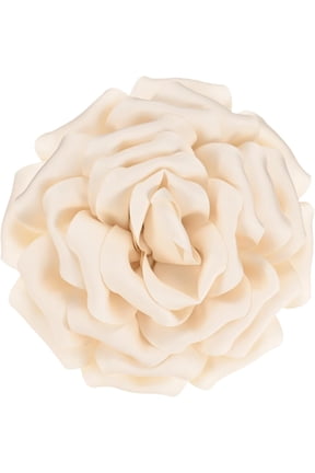Large Rose Flower Brooches Lapel Pin, Pins Dainty Satin Fabric Big Camellia Flowers and for Wedding