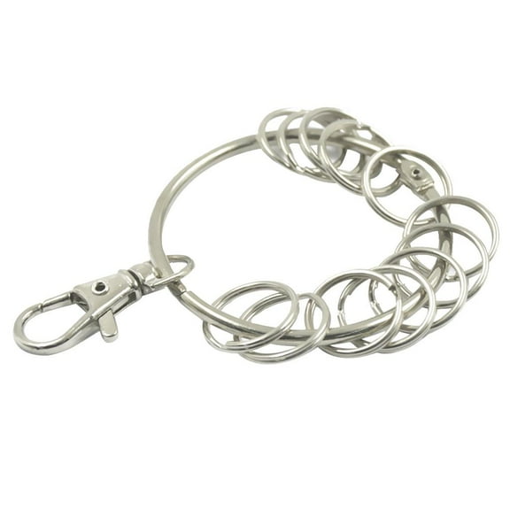 Large Round Alloy Key Holder Housekeeper Key Chain Key Rings