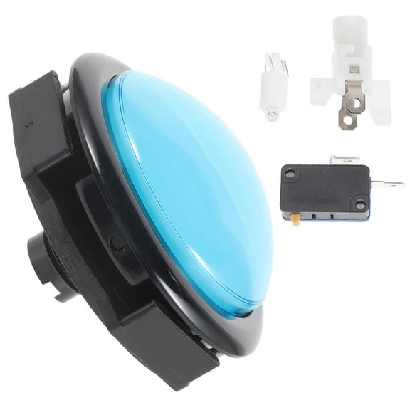 Large Round Button for The Blind Clocks Talking Button Blue Talking Alarm Talking Clock for Game Elder