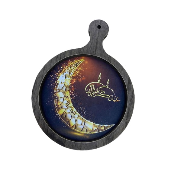 Large Round Eid Serving Tray Practical Round Eid Serving Tray Fruit Holder With Handle For Family And Event
