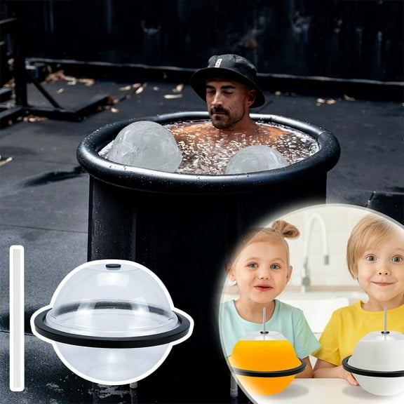 Large Round Ice Reusable Durable Maker Crafting Spheres For And Therapeutic Baths