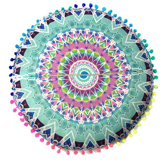 Large Round Mandala Meditation Floor Pillows Indian Tapestry Bohemian Pouf