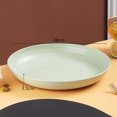 thumbnail image 1 of Large Round Plastic Plates for Dining, Snacks, Salad, and Multipurpose Use with Non-Slip Base, 1 of 3