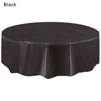 Large Round Plastic Tablecloth Cover for Party and Event Table Wipeable and Easy to Clean Table Covers